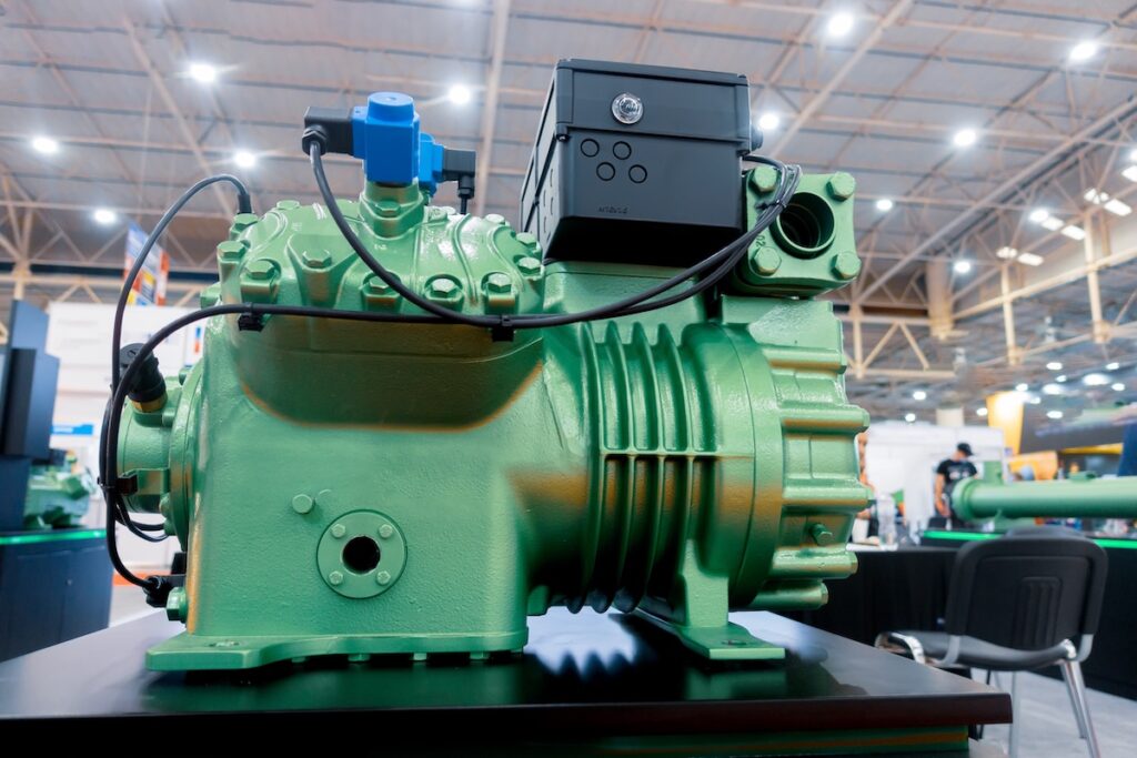 Semi hermetic reciprocating compressors. Screw compressors.