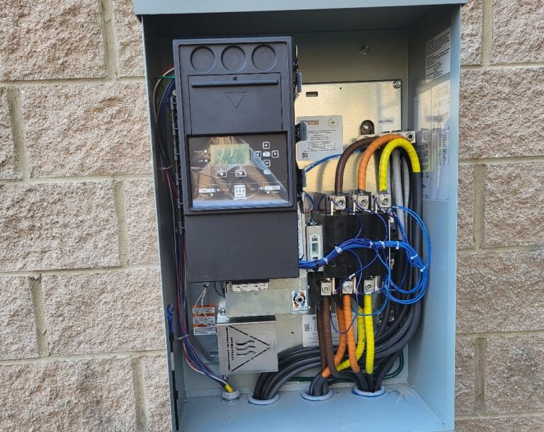 Box with wires