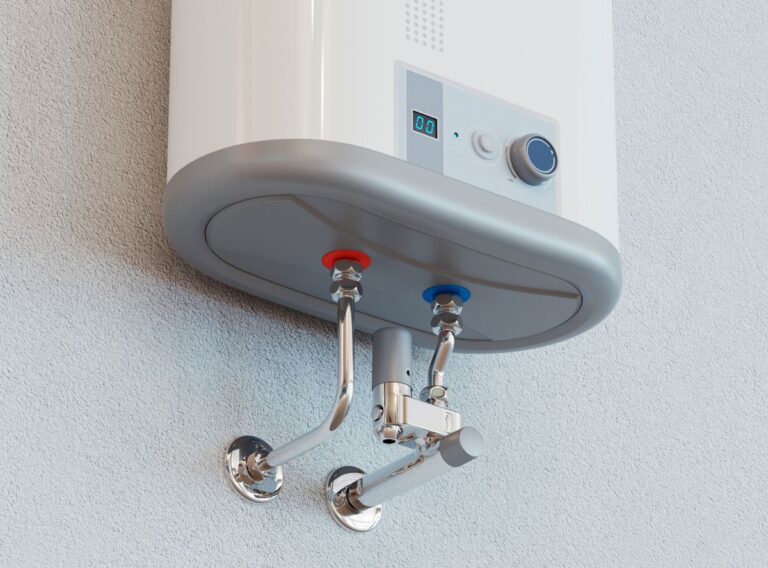 plumbing auburn hills tankless unit on wall