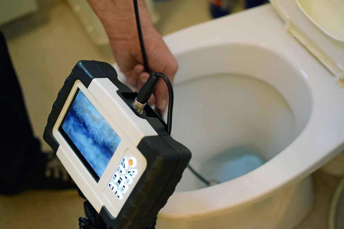 plumbing davison tool to check flush in toilet
