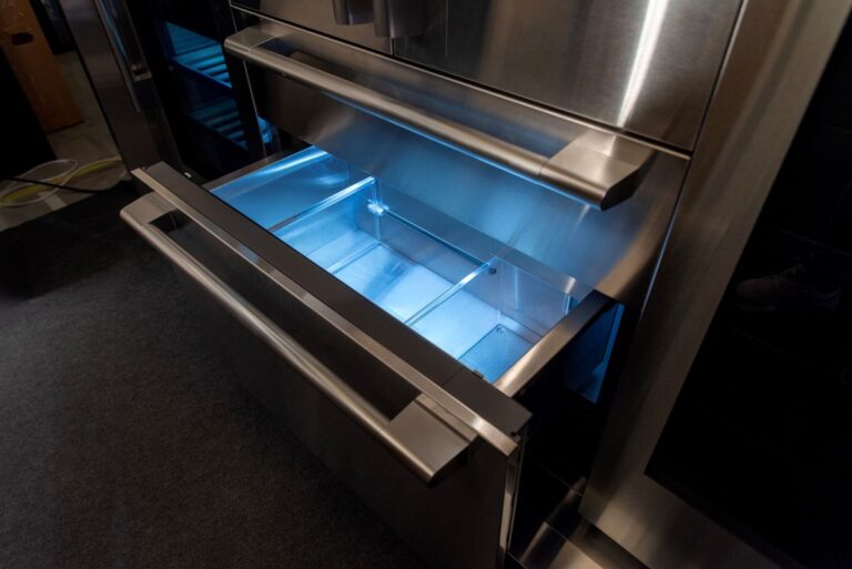 refrigeration detroit door opening blue light