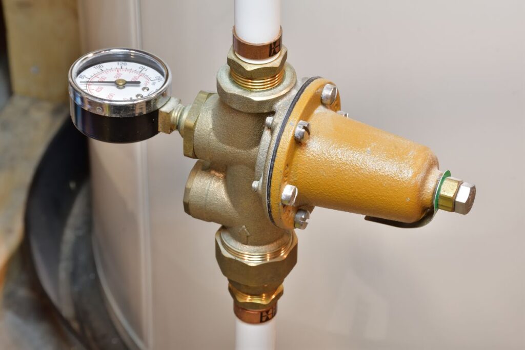 increase water pressure in house regulator and pipe