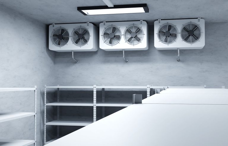 walk in cooler white space